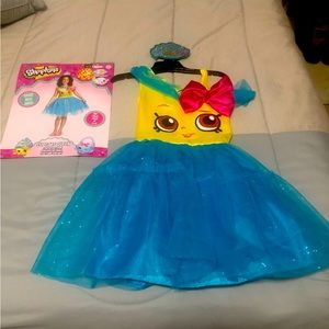 New: Shopkins Costume, size 7-8, washable
